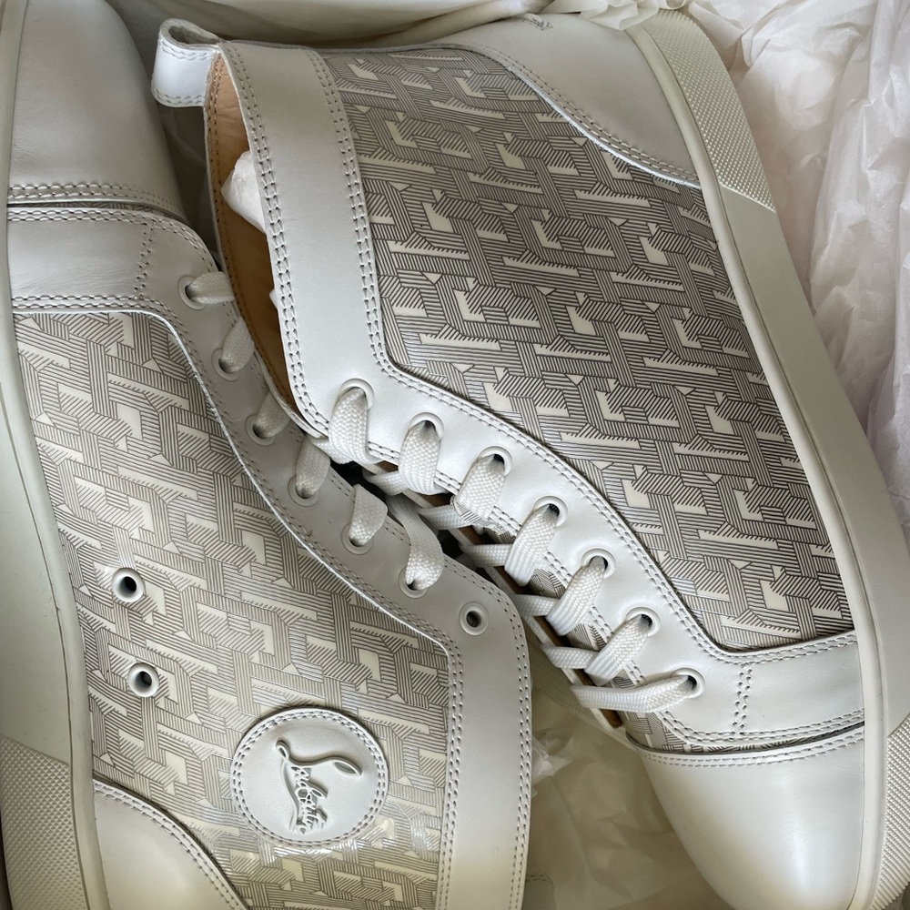 Christian Louboutin Flat Calf/Patent Sneaker. BRAND NEW!!!